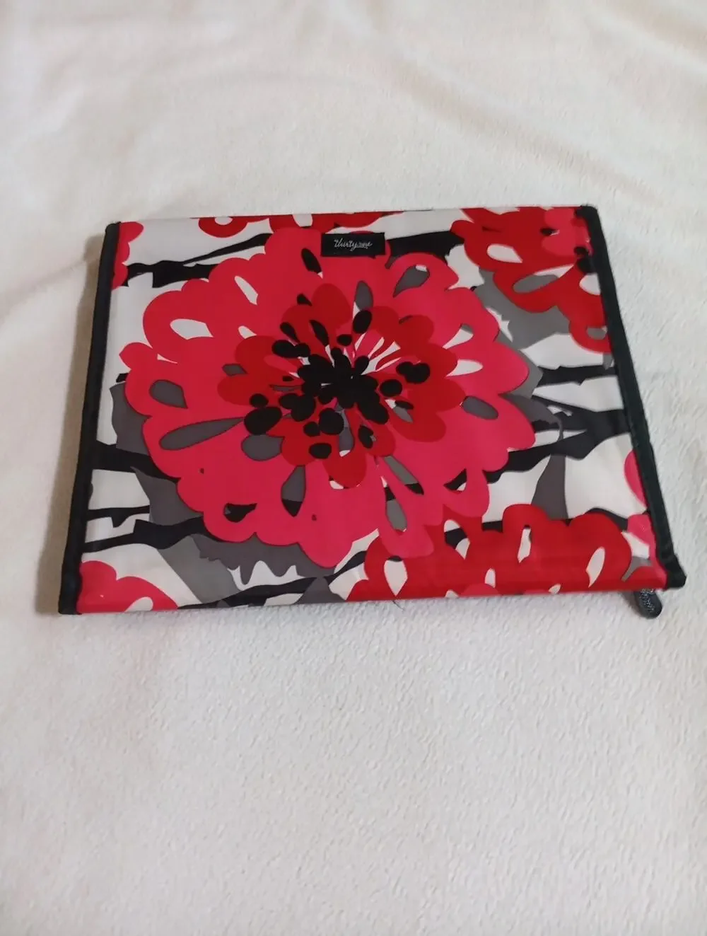 Thirty One Fold Up Cover Carry Organizer Notepad iPad Tablet Case Bold Bloom